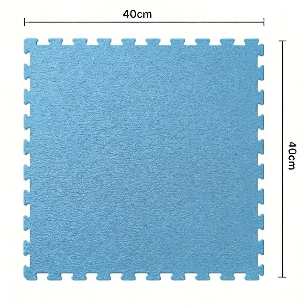 Piso Ciego Trama Piso Ciego Trama 40×40 cm — piso modular encastrable, color Azul Claro