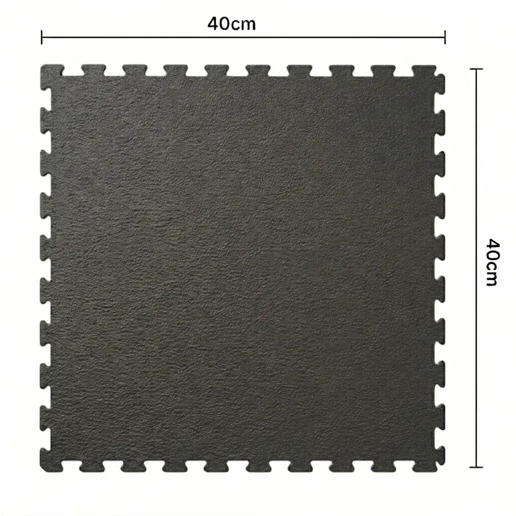 Piso Ciego Trama Piso Ciego Trama 40×40 cm — piso modular encastrable, color Gris Oscuro