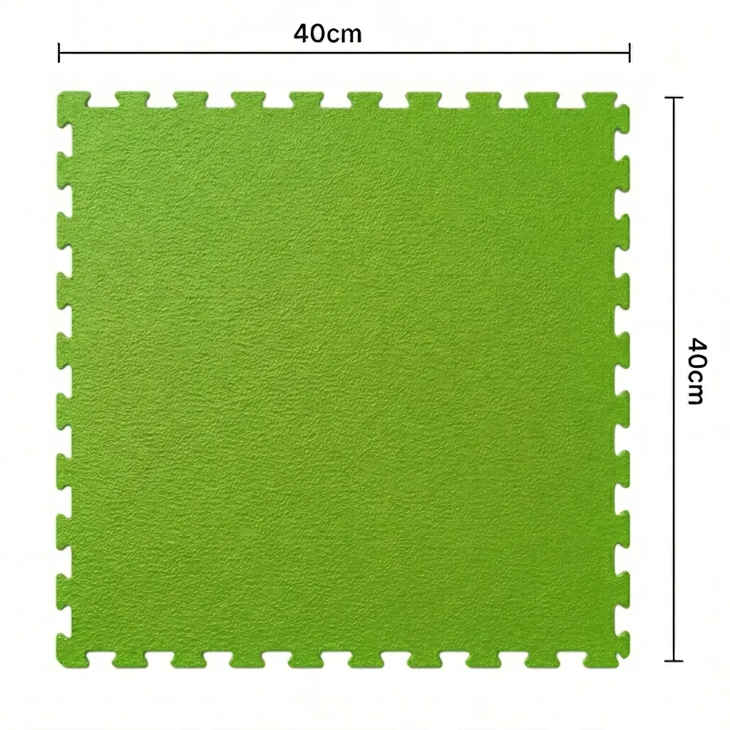 Piso Ciego Trama Piso Ciego Trama 40×40 cm — piso modular encastrable, color Verde