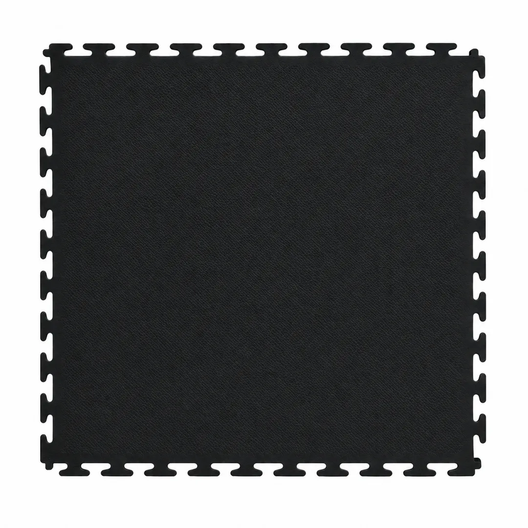Piso Ciego Trama 40×40 cm — piso modular encastrable, color Negro