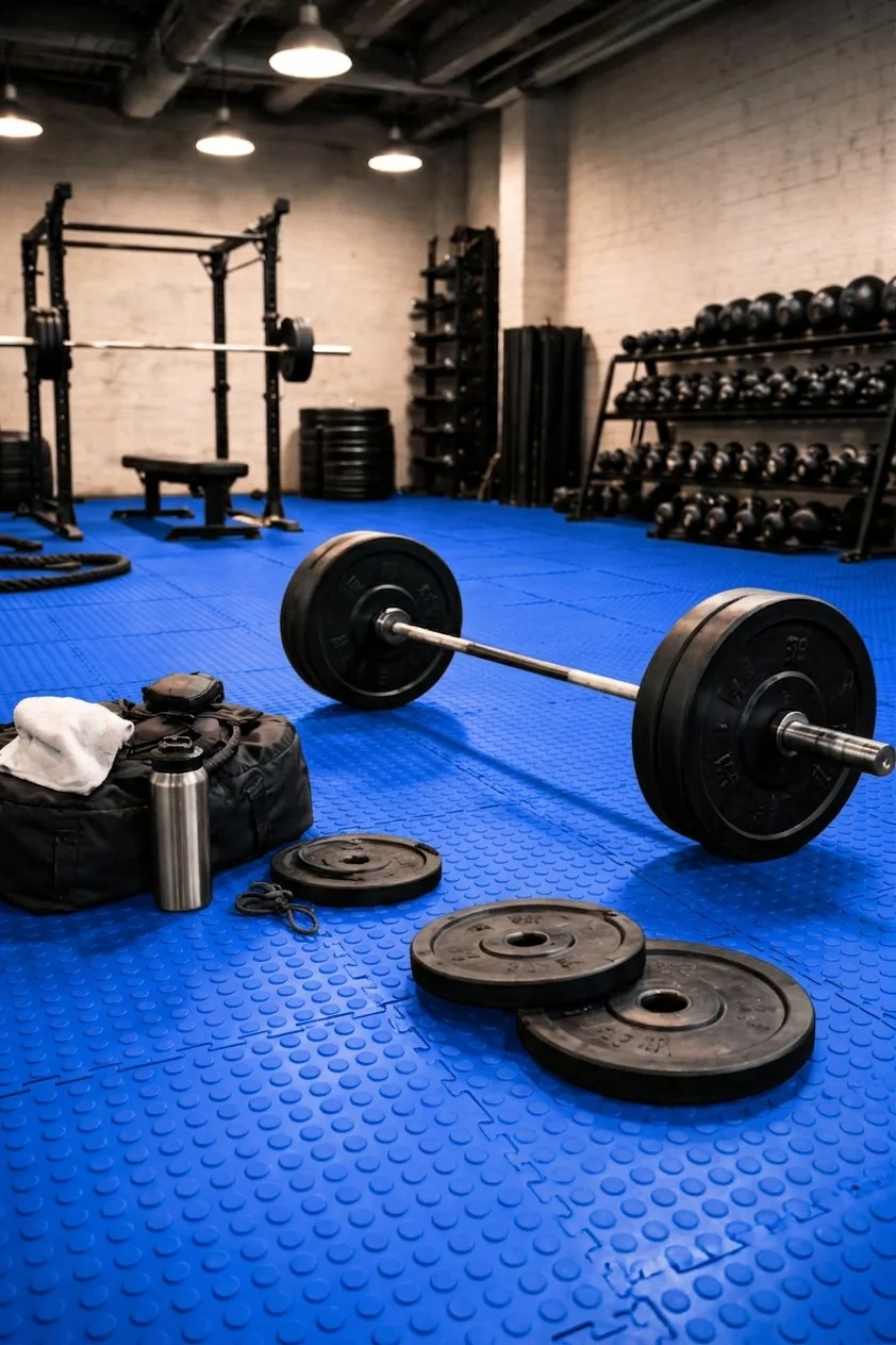 Piso modular encastrable para gimnasio profesional NEXA Soluciones
