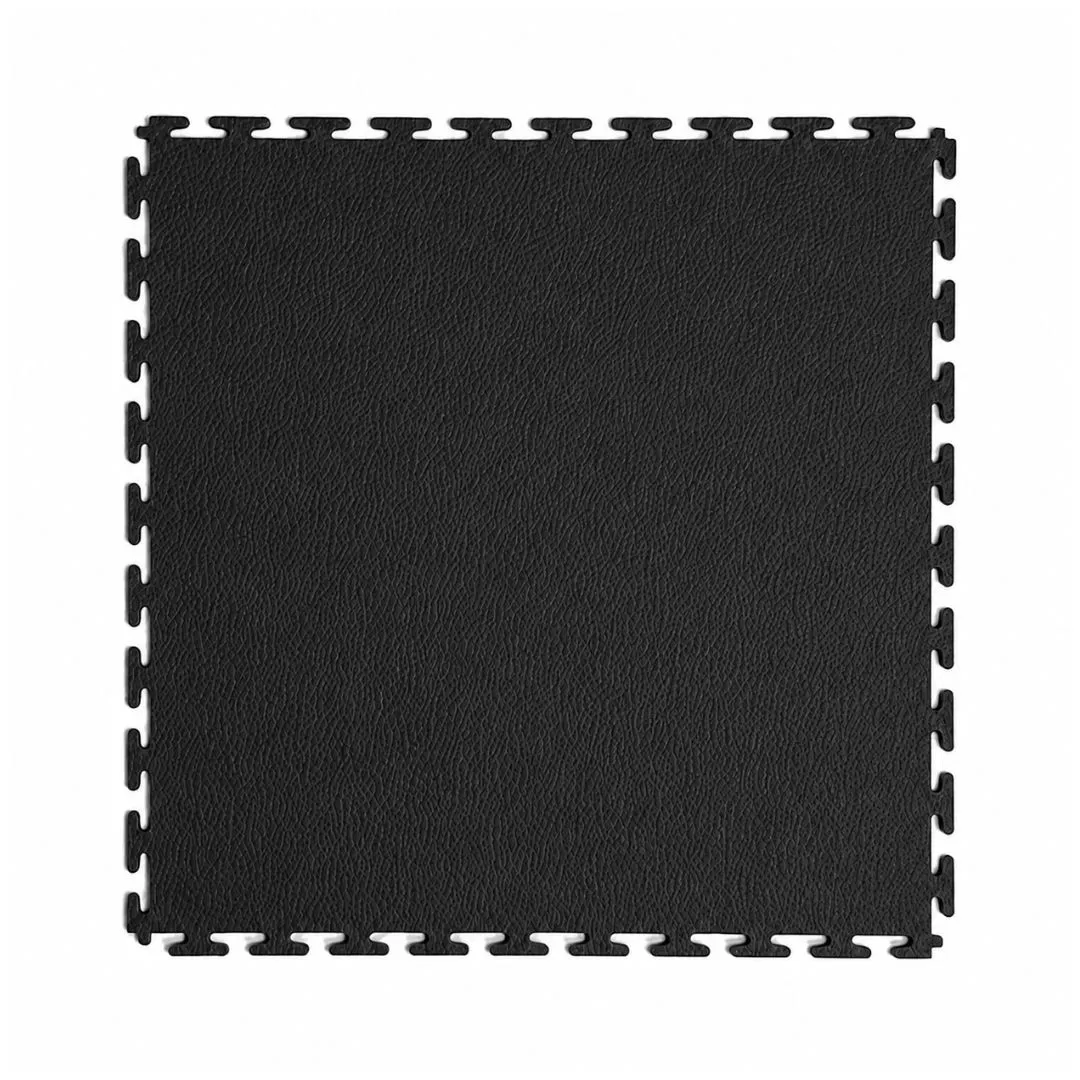 Piso Ciego Trama 40×40 cm — piso modular encastrable, color Negro
